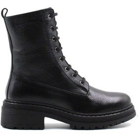 Resim Hakiki Deri Kadın Kalın Taban Bot 257sza621 001 