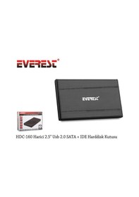 Resim Everest Hdc-160 Harici 2.5 Usb 2.0 Sata + Ide Harddisk Kutusu 