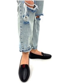 Resim Elba Model Ortopedik Taban Deri Babet Siyah 