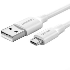 Resim Ugreen Micro USB Data ve Şarj Kablosu Beyaz 1.5 Metre 