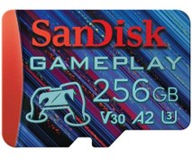 Resim SanDisk GamePlay 256GB SDSQXAV-256G-GN6XN 190/130MB/s 4K UHD microSDXC A2 V30 Gaming Hafıza Kartı 