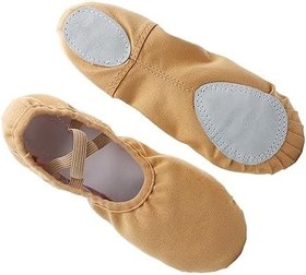 Resim 1 Çift Dans Ayakkabıları Inek Derisi Bayan Ayakkabıları Bayan Elastik Ağız 