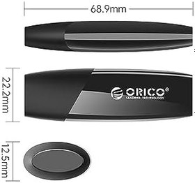 Resim Orico Type-C USB3.2 Gen1 256GB USB-C Flash Bellek Siyah 