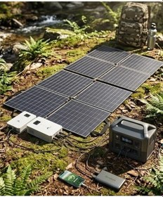 Resim 1800 Watt 1800w Katlanabilir Solar Panel 1.8 Kw Katlanır Güneş Paneli 