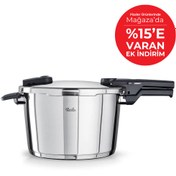 Resim Fissler Vitaquick Glossy Düdüklü Tencere 8 Litre 