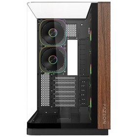 Resim Fazeon F25 850w 80+ Bronze Full Modüler Gen5 Mesh 5x Argb Fanli Type-c Siyah Atx Gaming Kasasi 