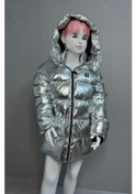 Resim MODAVALS SU GEÇİRMEZ KAPİTONE UNISEX GARSON BOY ÇOCUK MONT - GRİ 6-7 Yaş 