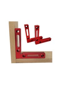 Resim 90 Derece Kelepçe Kare Cetvel Sağ Açı Açıölçer Jig Ağaç İşleme Marangoz Aracı 