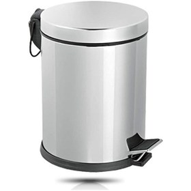 Resim 5litre krom pedallı çöp kova 