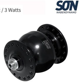 Resim Shimano Son 28 Dinamo Göbek V-fren 6v 3.0watt 36d Qr Siyah Siyah 