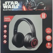 Resim Volkano Star Wars Darth Vader Led Işıklı Bluetooth Lisanslı Kulak Üstü Çocuk Kulaklığı 