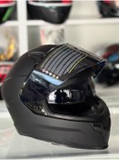 Resim MTS MATT SİYAH KASK 