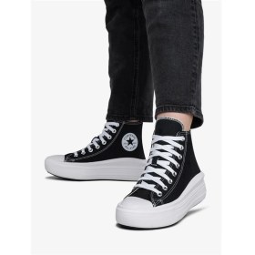 Resim Converse All Star Move Hi Siyah Beyaz Yüksek Taban Spor Ayakkabı 568497C V7 
