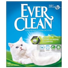 Resim Ever Clean Extra Strong Kokulu Topaklanan Kedi Kumu 1 Adet 10 Lt 
