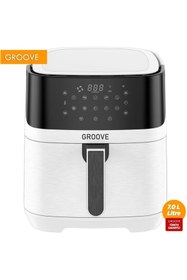 Resim AyrStore Groove Max XXL 7L 1800W WiFi Smart Airfryer Air Fryer Yağsız Sıcak Hava Fritözü Beyaz 