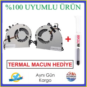 Resim MSI Uyumlu Ms-1771 Fan Cpu İşlemci Fanı Sağ Sol 