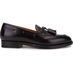 Resim Rossi Kadın Hakiki Deri Bordo Loafer Ayakkabı 668 D204 Bn Ayk SK25-26 Bordo 