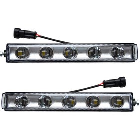 Resim Mercedes G Serisi W463 G63 G65 Amg Led Gündüz Farı Seti 