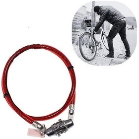 Resim Buffer Şifreli Pratik Ve Sağlam Bisiklet Kilidi Çok Renkli 