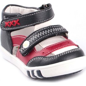 Resim closedbrands Şirin Bebe Önü Kapalı Ortopedik Erkek Çocuk Sandalet - Laci-kırmızı - 19 - St01337-8971 