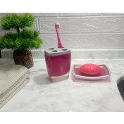 Resim Bosphorus 2'li Banyo Seti Gri Pembe Model Poliresin 