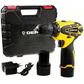 Resim Deko 18V 3 Ah Çift Akülü Darbesiz Matkap Vidalama Sarı 