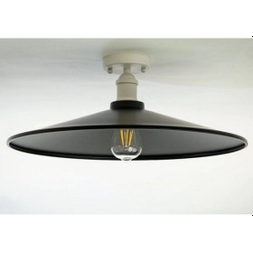 Resim Riolight Retro,rustik,vintage Siyah Başlık 1xe27 Duylu Metal Plof Siyah 