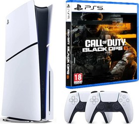 Resim Playstation 5 Slim + 2. kol dualsense + PS5 COD Black Ops 6 ( İthalatçı Garantili ) 