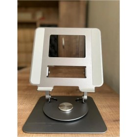 Resim Awei Tablet Computer Bilgisayar 360 Derece Dönen Ayarlanabilir Stand 