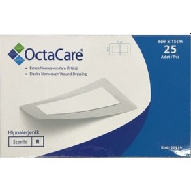 Resim Medikaltec Nonwoven Steril Pedli Esnek Yara Örtüsü 9cm X 15cm Tekli Steril Paket 25'li Kutu 