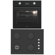 Resim Siyah Ankastre Set (BO O6555C DB - BH P7194C B) Termikel