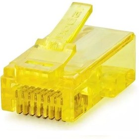 Resim Nodar Nd2400 Cat6 Konnektör Ezrj45 100lü Plastik Kutu Sarı 