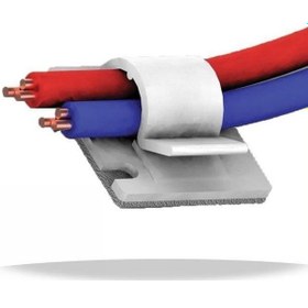 Resim Yapışkanlı Kablo Tutucu Beyaz 10 Adet 