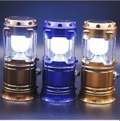 Resim Büyük Boy Güneş Enerjili Kamp Feneri Işıldak Lamba Usb Powerbank 