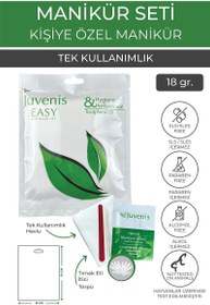 Resim Juvenis hijyenik tek kullanımlık allantoin ve e vitaminli tırnak manikür seti 