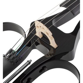 Resim Kinglos KNG DSDT-1801 Elektro Çello 4/4 Siyah (Profesyonel - Silent) | Kulaklık Çıkışlı Sessiz Çalışma, Modern Tasarım, Taşıma Çantalı Set 