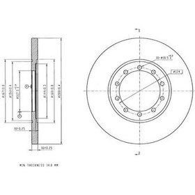 Resim Mga 50509 Fren Diski Arka 280mm A.ceker Transit V347 2.4 T Dcı 06 Bk212a097ab 