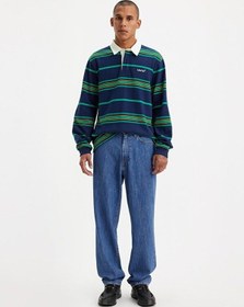 Resim Levi's 568 Stay Loose Lightweight Linen+ Denim Jean Erkek Pantolon - Tailored Scholar Indigo 