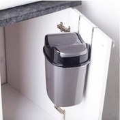 Resim Geseus Mutfak Dolap İçi Askılı Geçmeli Pratik Kapak Çöp Kovası 5, 