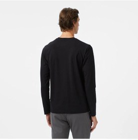 Resim Nautica Classic Fit Erkek Uzun Kollu T-shirt V57007t Siyah 