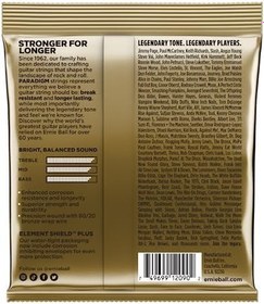 Resim Ernie Ball Paradigm Ekstra Hafif 80/20 Bronz Akustik Gitar Telleri, Ölçü 10-50 