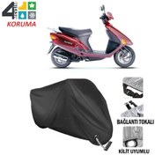 Resim Honda Bali Motosiklet Brandası ( Kilit Uyumlu - Siyah 