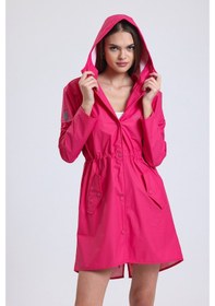 Resim T Rain Pu Raincoat S Beden Pembe Kadın Yağmurluk Pembe 