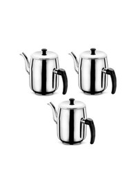 Resim 430 Kalite Çay Kazanı Kahveci Demliği No3(2,30 Litre) -3 Adet 