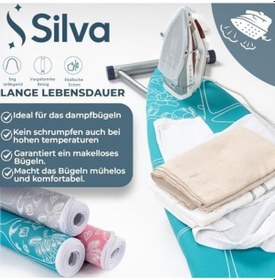Resim Ütü Masası Kılıfı - Gri Açık Ahşap 