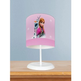 Resim Mekta Home Bebek ve Çocuk Odası Karlar Ülkesi Anna Desenli Abajur 