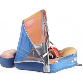 Resim Mambobaby Yüzme Simidi - Starry Fun, Emniyetli, Gölgelikli Ve Ayak Destekli 