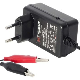 Resim Mervesan MT-6,12C 6 - 12 V 1 A Akü Şarj Adaptörü 