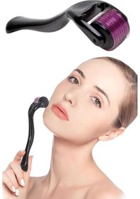 Resim Dermaroller - 279 - Titanyum 540 Iğneli 1 Mm Saç Kaş Sakal Serum - Csmo-tex - Kullanıma Uygun 