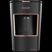 Resim K 3300 Siyah Türk Kahve Makinesi, Pratik ve Şık Kahve Hazırlama Cihazı 